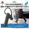 OHM AudioComm Wireless Single with Earphone Microphone and Smartphone Bluetooth Earbuds, Ear, Earhook, Lightweight, Calling, 5.1, Multi-Point, Black,