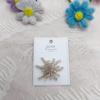 Elegant DIY Crystal Snowflake Brooch for Clothing, Shoes, Hats, and Phone Cases