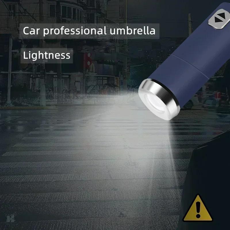Automatic Reflective Stripe Reverse Led Light 10 Ribs Windproof Umbrellas For Mercedes Benz AMG W212 W204 W211W168 W213 W205 NK9