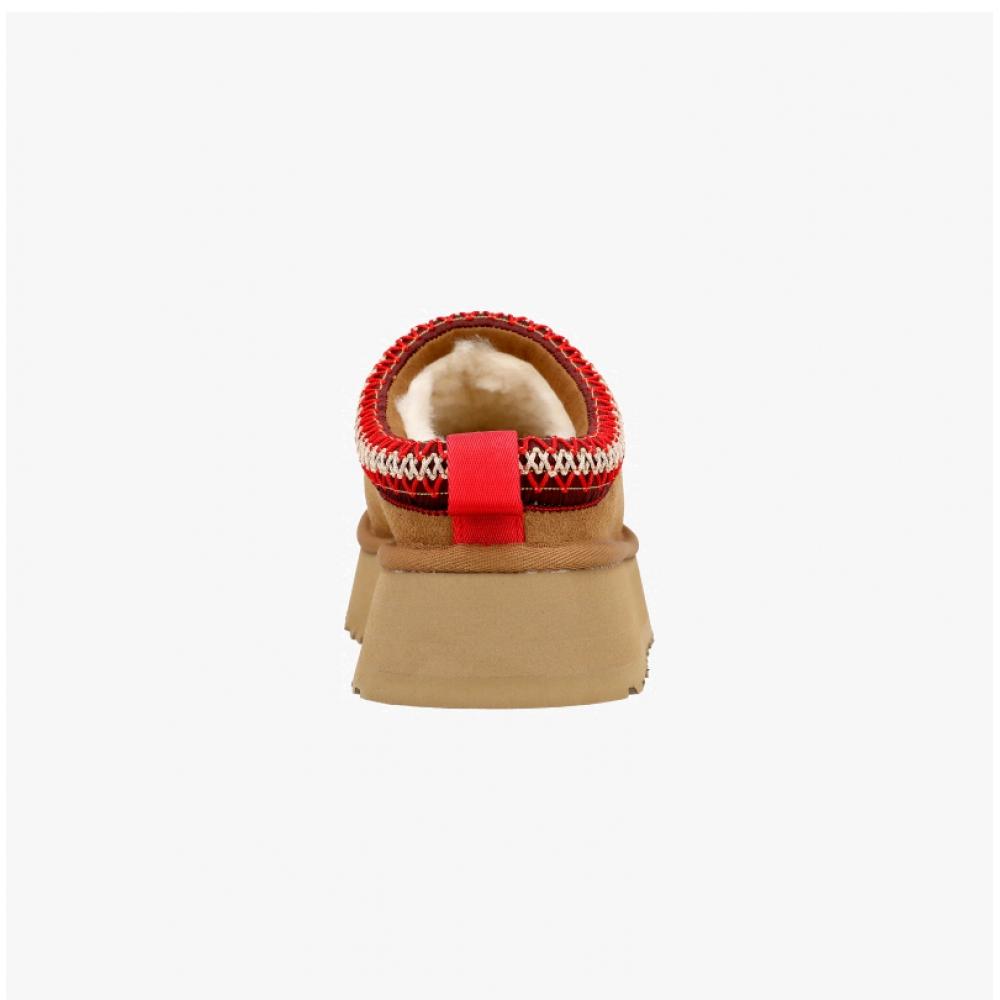 UGG Chestnut Bicolor Braid Platform Slipper 1174471