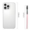 4Pcs Mascara Brush Wands Makeup Lash Spoolies Eyelash Eyebrow Brushes Spooly Applicators for Extensions Reusable(Pink)