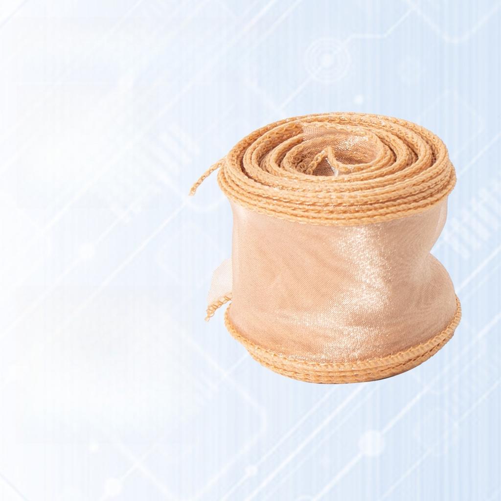10yards Roll Solid Color Organza Ribbon Wavy Edge Fishtail Ribbon for Flower Bouquet Gifts Packaging Wedding Party Decorations