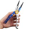 Fishing Pliers Saltwater Resistant Fishing Gear Fishing Pliers Line Cutter Hook Remover Fishing Tools Set for Fishing