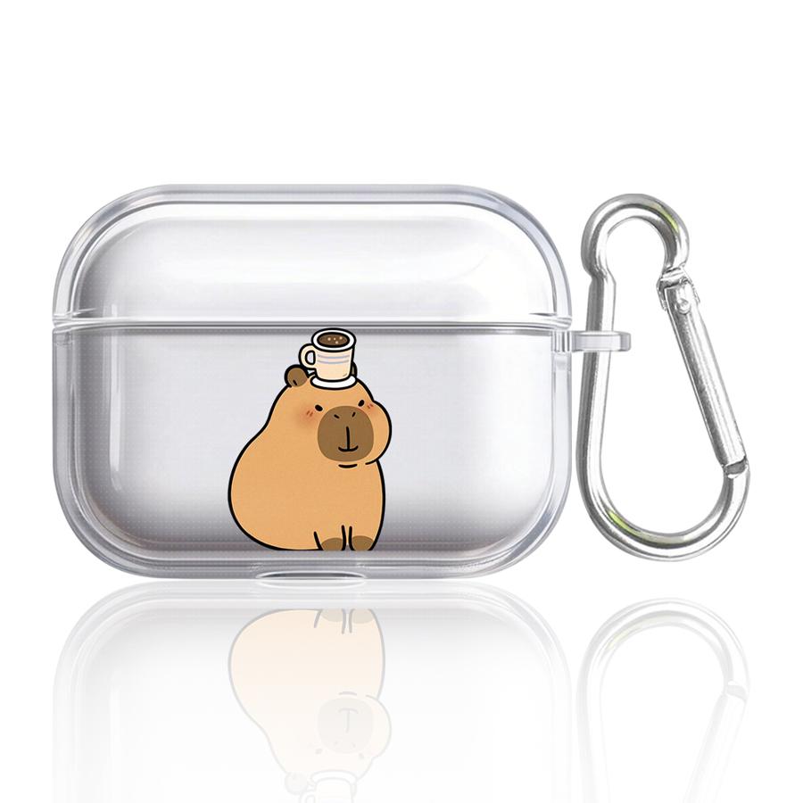 Capybara Cute Clear Earphone Cases Cover Case For Airpods Pro2 1 4 2 Pro Pro3 3