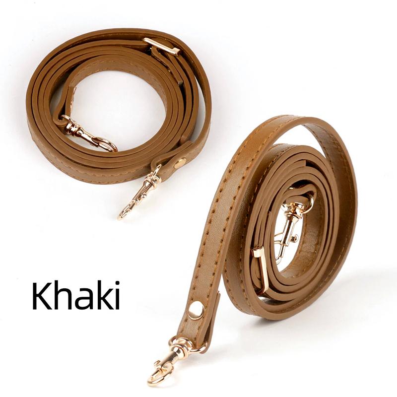 1Pc Imitation Leather DIY Tote Handbag Shoulder Long Crossbody Shoulder Bag Strap Replacement Solid Color Adjustable 120CM