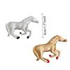 Metal Copper Metal Horse Brooch Vintage Animal Lapel Pins Luxury Zodiac Pony Pin  Suit Accessories