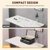1pc 12 Grids Sunglasses Display Leather Box with Flip Cover, Double Layers Sunglass Presentation Collection Gift Case.