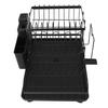 Dish Drying Rack Folding 2 Tier Multipurpose Easy Storage Dish Dryer Rack for Kitchen Countertop