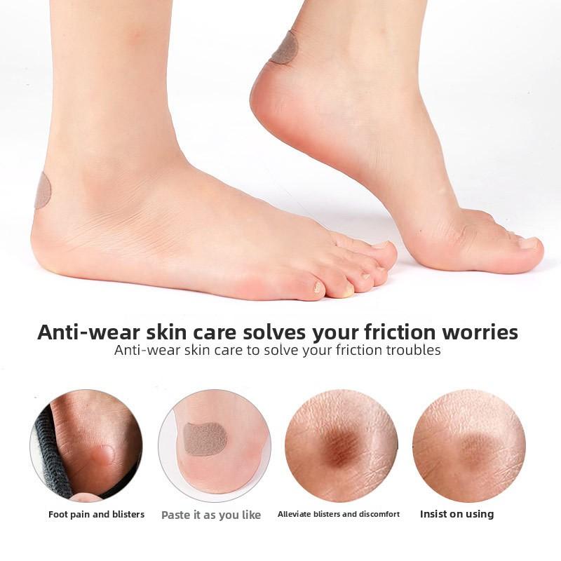 Sweat-absorbing, Breathable, Anti-wear Foot Stickers, High Heels, Small Oval Corns Stickers, Multi-functional Flannel Stickers At Will