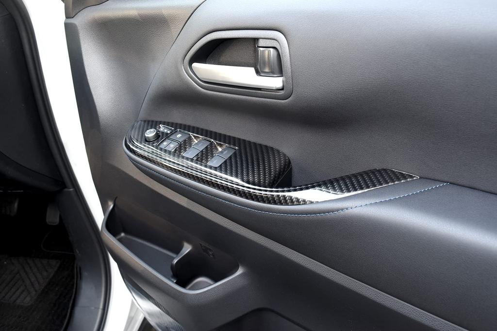 SecondStage Toyota 90 Series NOAH VOXY Front PWSW Digital Carbon Fiber T658DCB Noah/Voxy (Door Switch) Panel, Style,