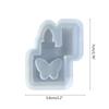 Resin Silicone Molds Quicksand Casting Molds Epoxy Resin Shaker Mold for Jewelry DIY Crafts Making Resin Pendant Mold