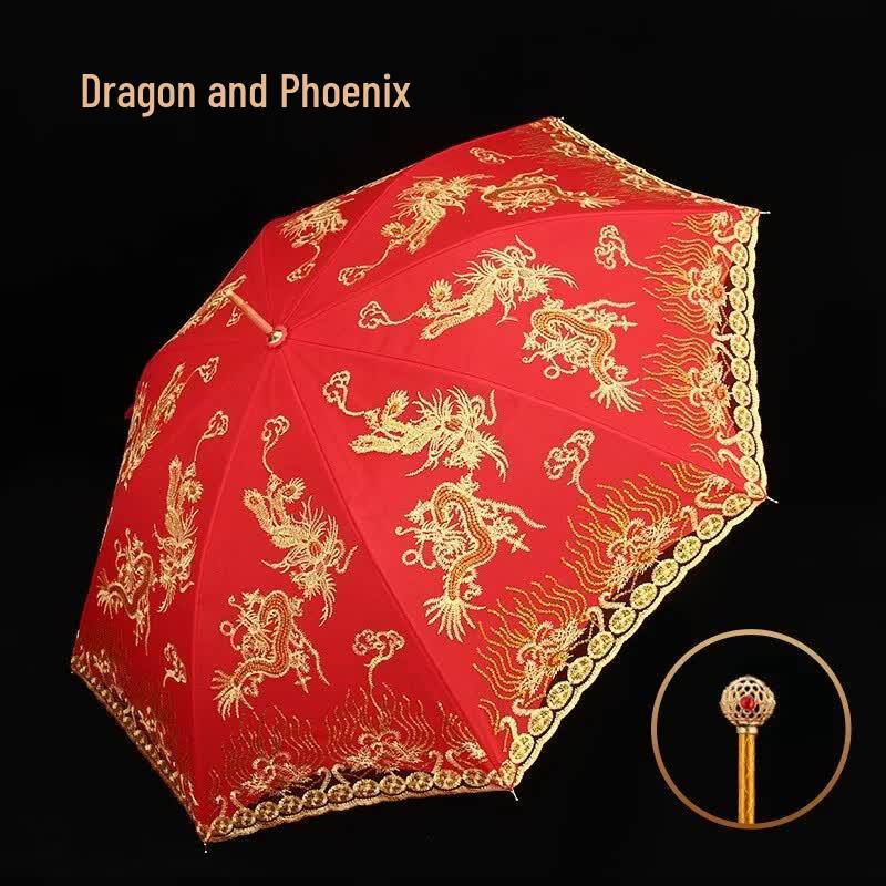 Chinese Wedding Red Bridal Umbrella
