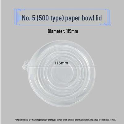 Disposable Round Food Containers with PP Lids
