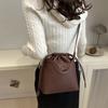 Sac à main seau tendance en matière PU Parfait pour les trajets quotidiens Utilisation décontractée élégante