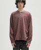 NOT4NERD Broken Wings Henley Neck Long Sleeve - Red