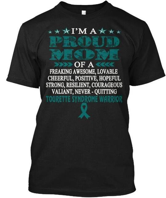 

Tourette Syndrome Warrior Tee 100% Cotton T-shirt Mens Tees Top Made in the USA T-Shirt Tee Top Unisex 4XL