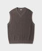 TAILDERN Gould Cotton Wool Knit Vest Brown