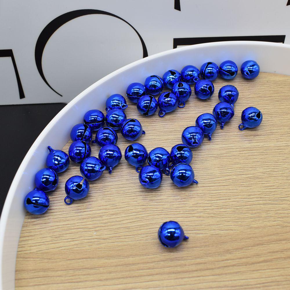 Colored Single-Tone Jingle Bell Charms for DIY Jewelry and Christmas Decorations