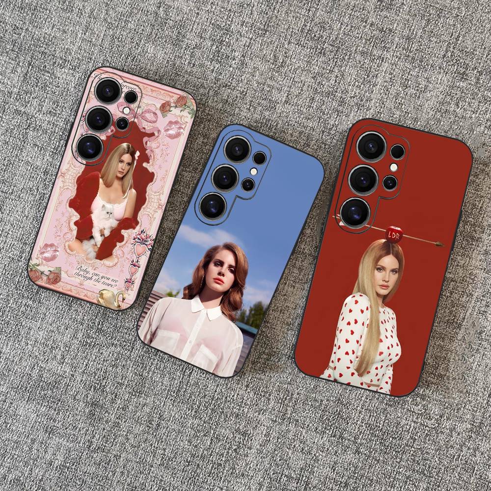 Singer Lana Del Rey Phone Case For Samsung S 24 fe 25 Ultra plus 20 lite 21 30 22 23 24 22 Ultra 5G Fundas