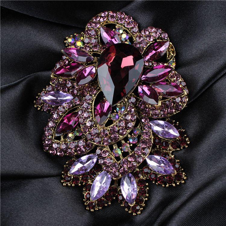 

Diamond Brooch Scarf Sweater Accessories One Size