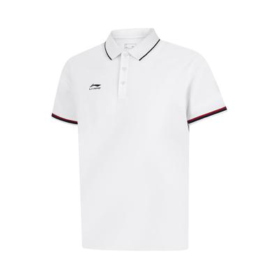 Fashionable Sports Casual Short Sleeve Breathable Polo Shirt Men Tops White APLW475-1