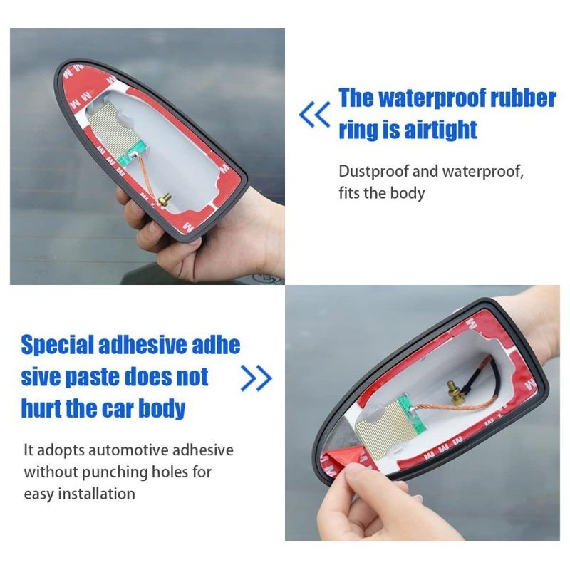 Car Antennas Shark Fin Antenna Auto Radio Signal Aerials Roof Antennas For Universal Kia/Nissan/Toyota/Hyundai/BMW Car Styling