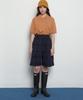 THE-ABON Mw522 Check Half Pants Navy