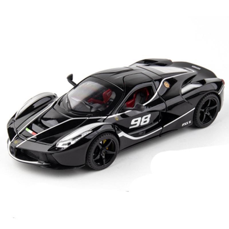 

1/22 FXXK Laferrari Alloy Sports Car Model Diecasts & Toy Metal Vehicles Car Model Simulation Collection Childrens Gift чёрный