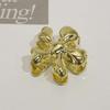 Fashion Gold Color Metal Shell Hair Claws Hairwear for Women Sweet Clip Crab Clamps Hair Clips Claw Clip Trendy Hair Accessories