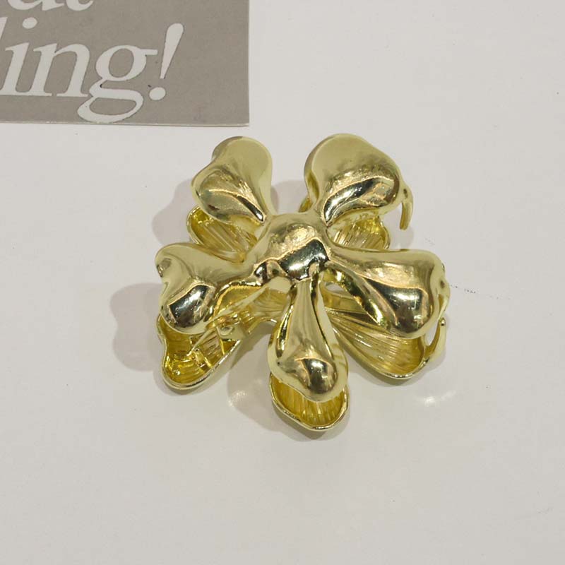 Fashion Gold Color Metal Shell Hair Claws Hairwear for Women Sweet Clip Crab Clamps Hair Clips Claw Clip Trendy Hair Accessories
