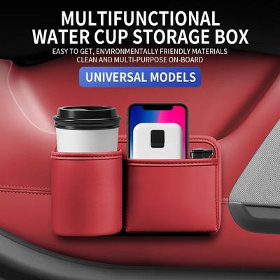 Car Storage Box Interior Door Water Cup Holder Car Seat Back Storage Box Multifunction Storage Rack