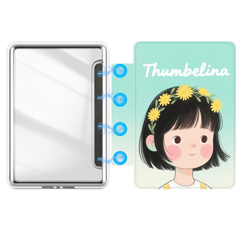 Case for Kobo Clara Colour/BW  (2024) 6-inch Transparent shell ,magnetic side attachment