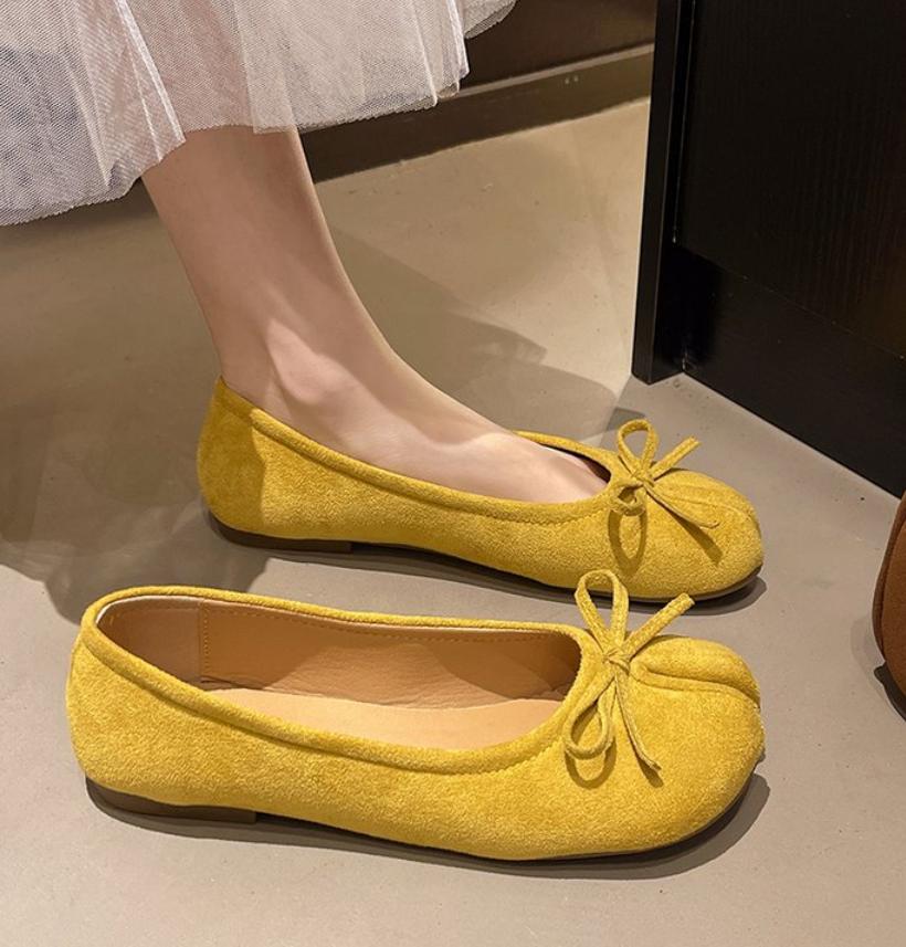 Fashion 2025 Japanese Style Tabi Ninja Shoes Women Retro Suede Flats Split Hoof Toe Boat Shoes Femme Mary Jeans Mocasines Ballerina Shoe