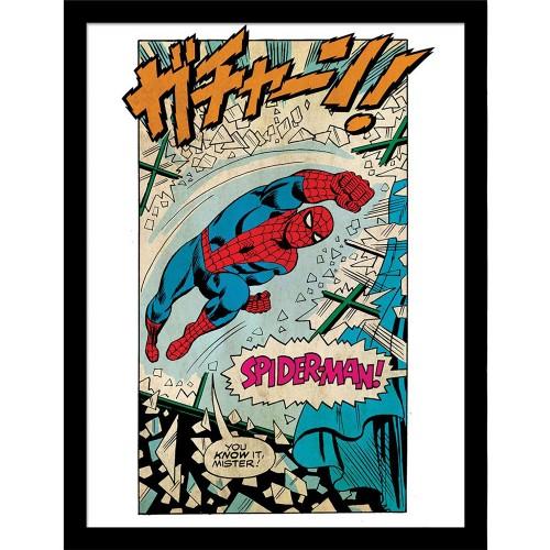 Spider-Man Ftanng Framed Poster
