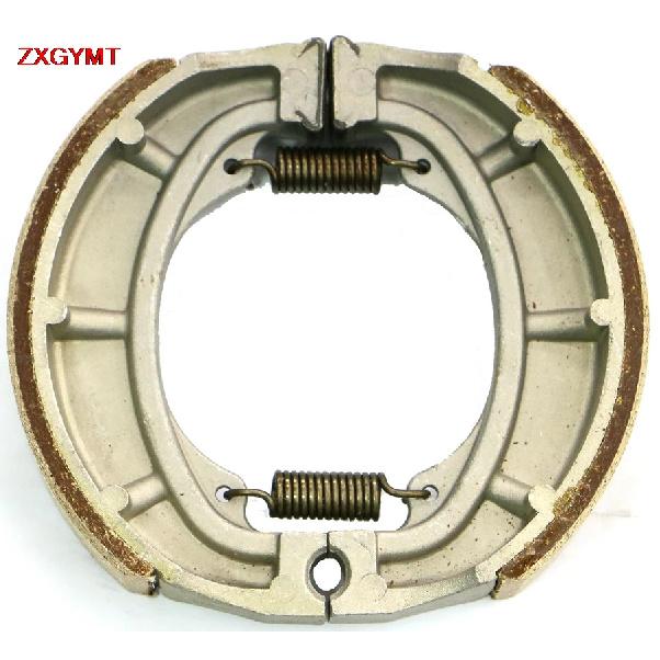 For SUZUKI RM 125 RM125 1984 Front Rear Shoe Drum 84 Semi-Metallic Brake Shoe Pads Set