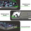 Luxury Magsafe Folding Stand Magnetic Phone Case For iPhone 17 16 15 11 12 13 14 Pro Max 16 Plus 17 Air Matte Bumper Back Cover