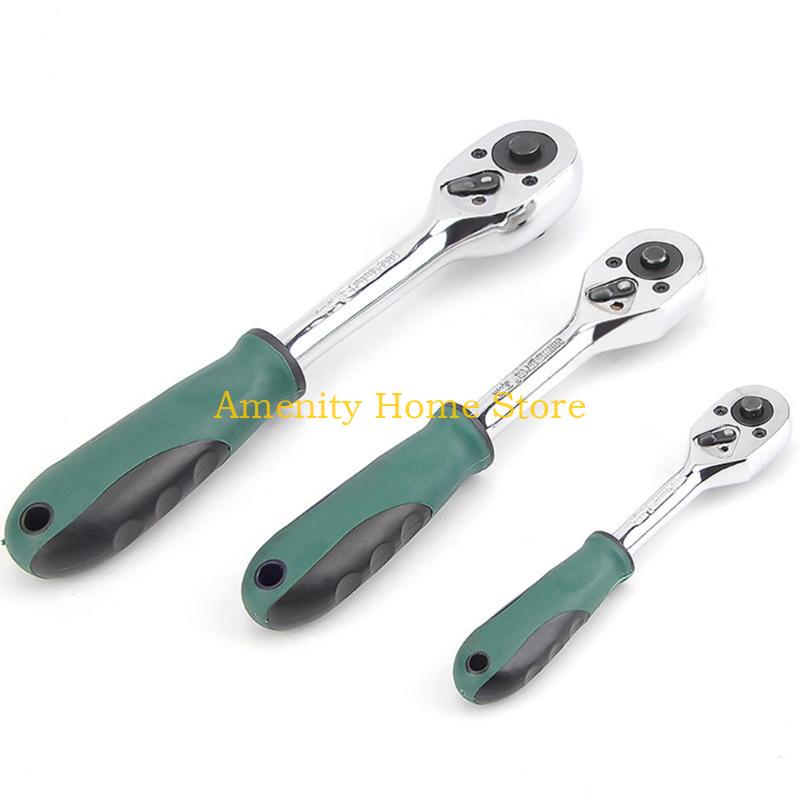 F26C Mini Ratchet Wrench Screwdriver 72 Teeth Socket Batch Head Quick Ratchet Spanner
