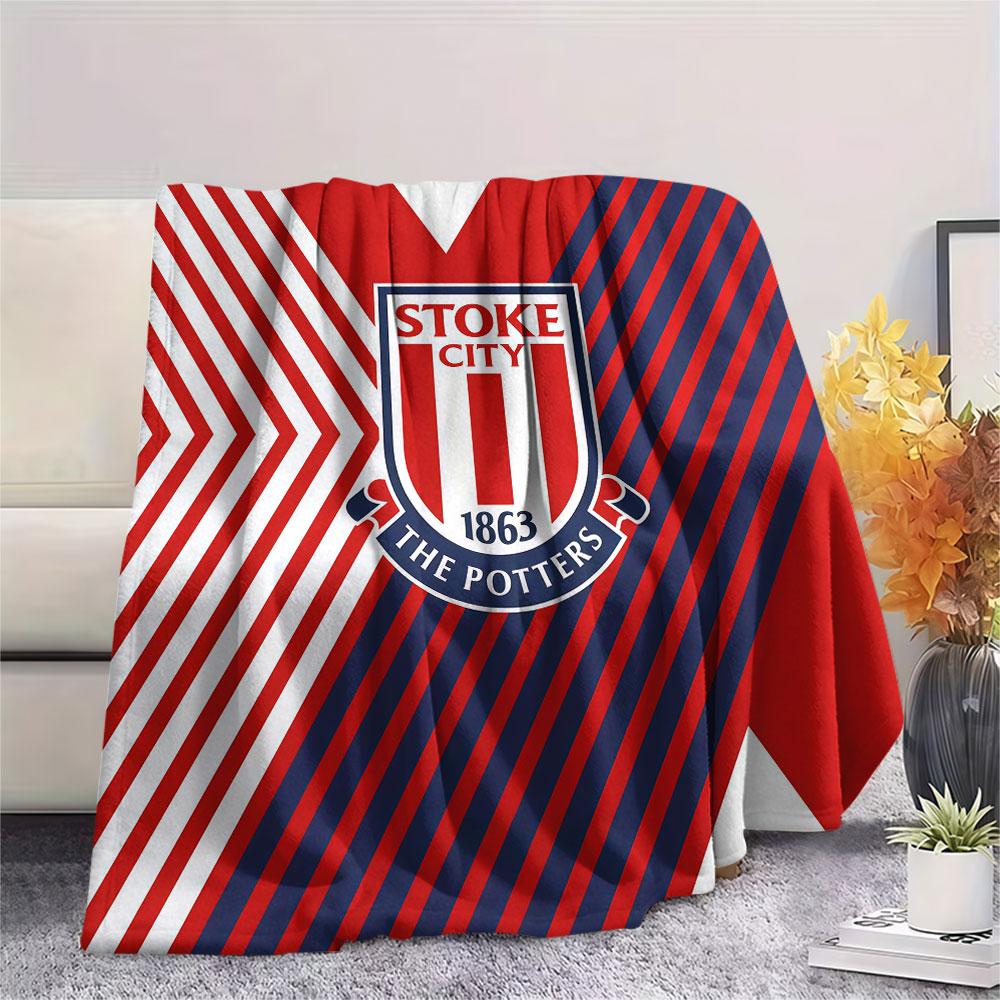 Stoke City F.C Blanket, High Quality Comfortable for All Seasons, Home Decor, Warmth and Comfort