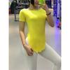 Modal Women Circular Lower Hem Short-Sleeved Sports T-shirt