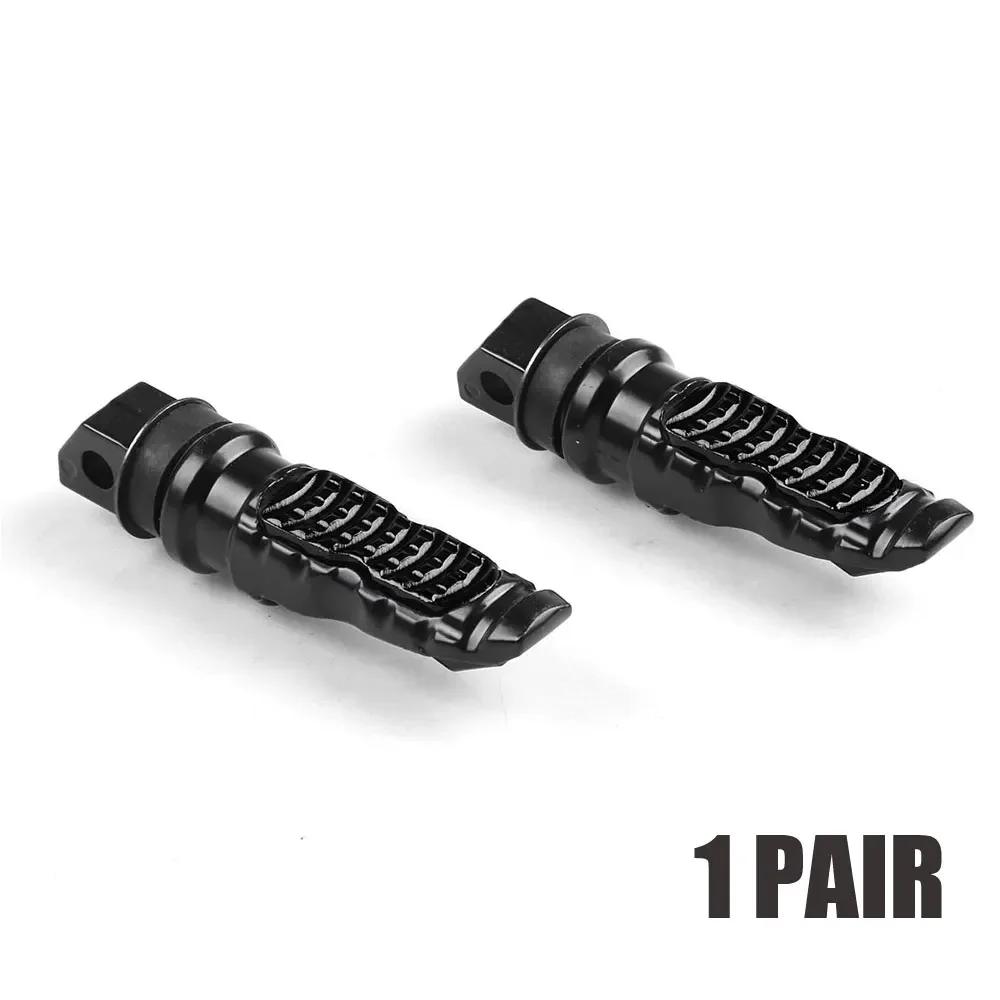 

1 пара универсальных подножек для задних пассажиров мотоцикла, педали, подставка для ног, подножка для скутера, аксессуары для модификации педалей мотоцикла чёрный