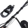 5 Meter/Rolle Nylon-Kabelbinder, Stromkabel, Schlaufenband, Multifunktions-Nylongurte, wiederverwendbar