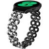 Pro Samsung Galaxy Watch FE 40mm Slitinový řemínek Design tykve Bling Náhradní náramek