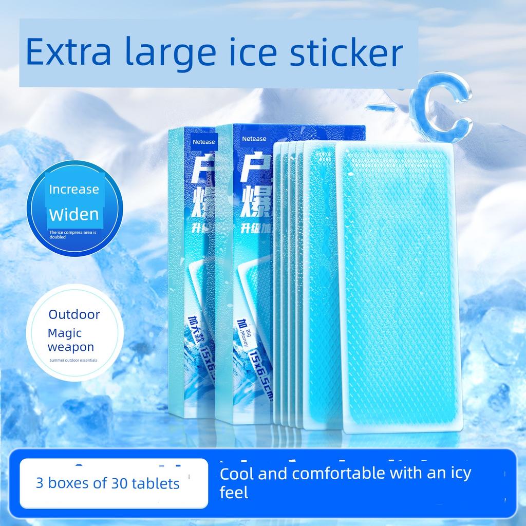 Cooling Patches for Adults, Students, and Children; Fever-Reducing Patches; Ice Packs; Summer Heat-Relief Magic Tool; Phone Cooling Ice Patches