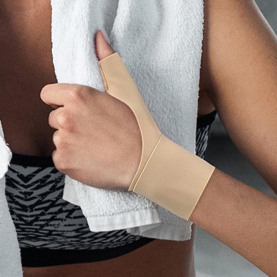 Wrist Band Wide Strap Soft Uniform Force Ultra-thin Skin-touch Wrist Protection Fastener Tape Joint Fixed Thumb Support Wrist Fitness Accessories