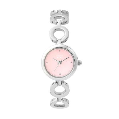 Reloj de pulsera NUWL 20 mm Plata Rosa NUWL LOOP DROP POWDER Mujer Mujer ROSA×PLATA