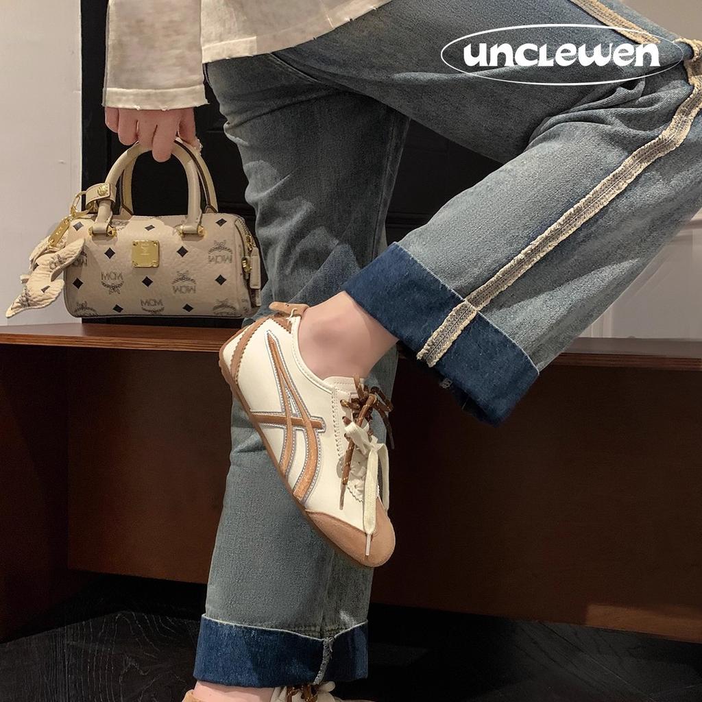 Milan Travels~ Ballet Style Virtue Shoes Women's 2025 Autumn New Soft-soled Versatile Forrest Gump Shoes Casual Sneakers