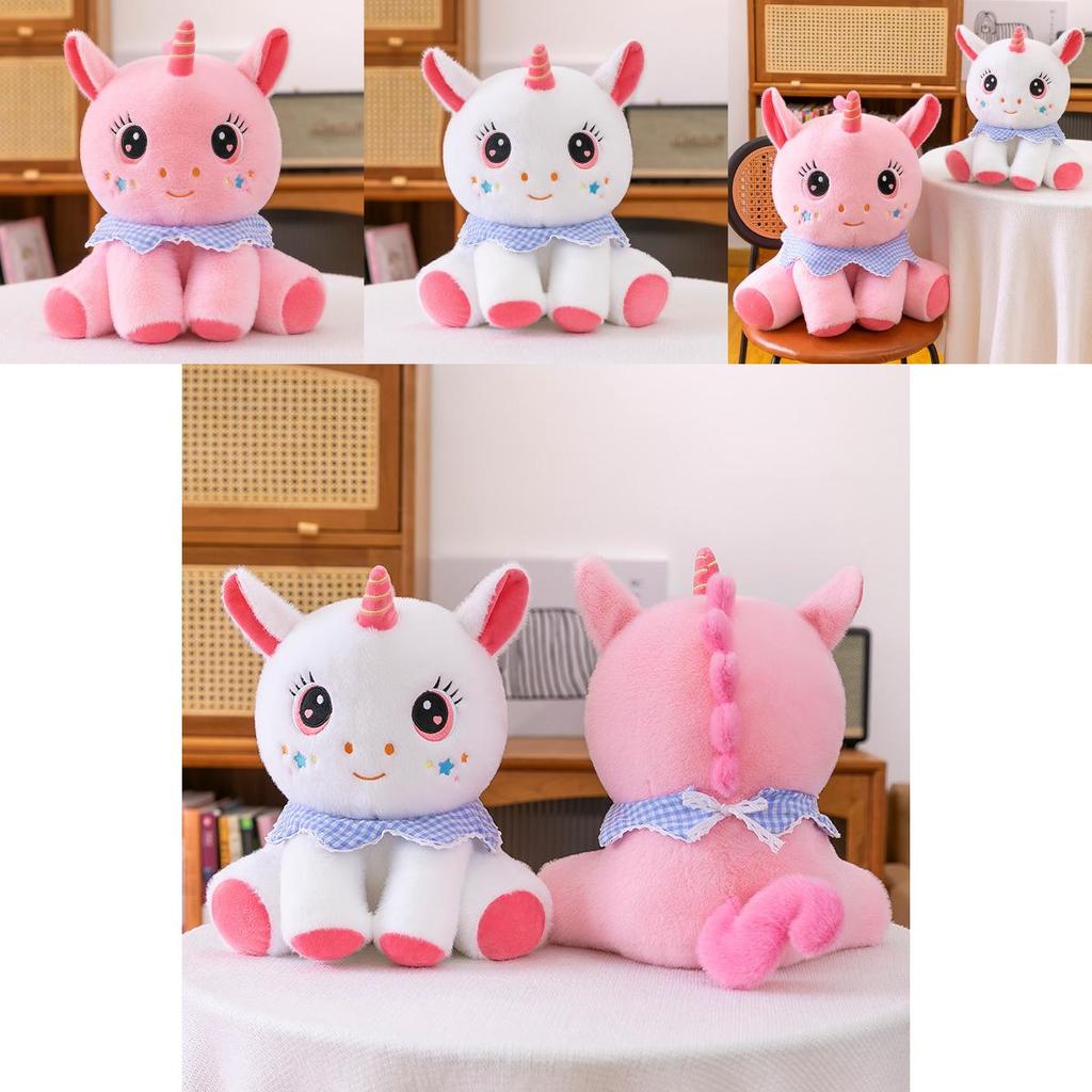 Unicorn Plush Toy Animal Stuffed Doll With Pp Cotton For Gift And Collecting