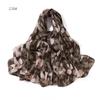 High Quality New Flower Printed Chiffon Hijab Fashion Long Scarf Summer Beautiful Floral Headscarf Wraps for Muslim Woman