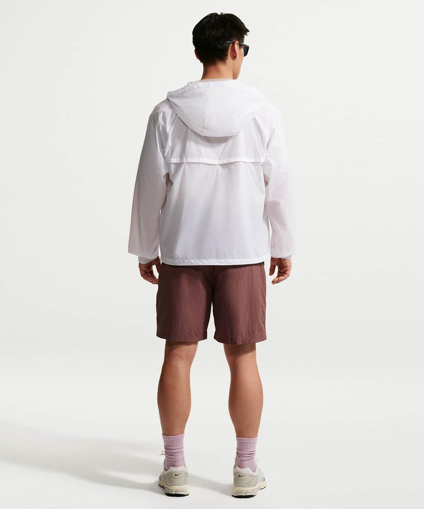Nike Windrunner Unlined Full-Zip Uv Jacket M - White:Black / Io9628-100