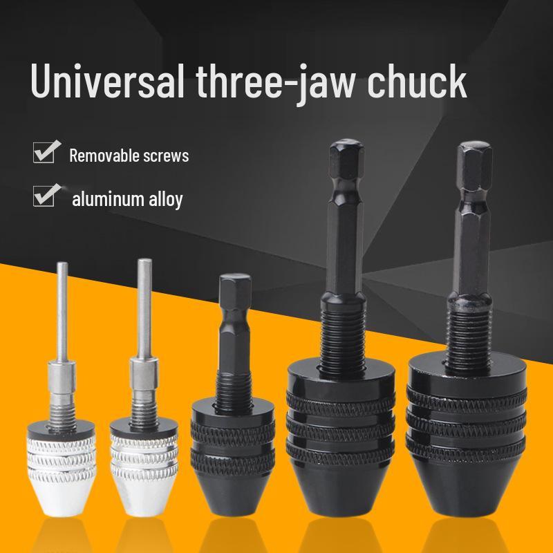 Hex Shank 3-Jaw Drill Chuck Adapter for Quick Electric Grinder